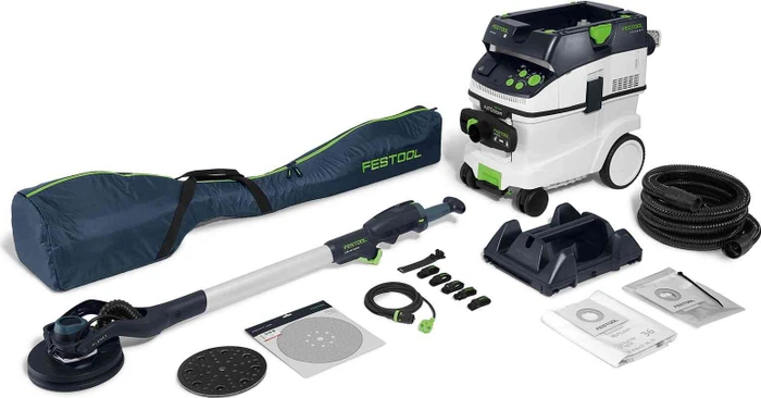 Festool LHS 2-M 225 EQ/CTM 36-Set Planex Elektro-Wand-/Deckenschleifer inkl. Tasche + Absaugsystem