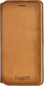 Bugatti Booklet Case Parigi für Apple iPhone 7 cognac-braun (26301)