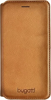 Bugatti Booklet Case Parigi für Apple iPhone 7 cognac-braun