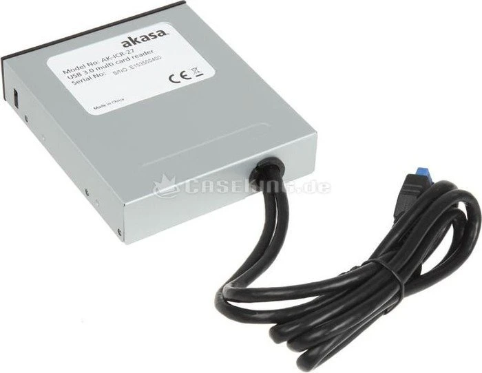 Akasa Internal Multi-Slot-Cardreader, USB 3.0 19-Pin Stecksockel [Stecker]