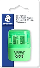 Staedtler 512 neon Dosenanspitzer 2-fach grün, Blister