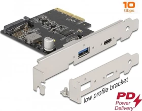 DeLOCK 1x USB-C 3.1, 1x USB-A 3.1, PCIe 3.0 x4 (90011)