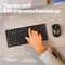 Trust Vira Multi-Device Wireless Keyboard, schwarz, Bluetooth, DE Vorschaubild