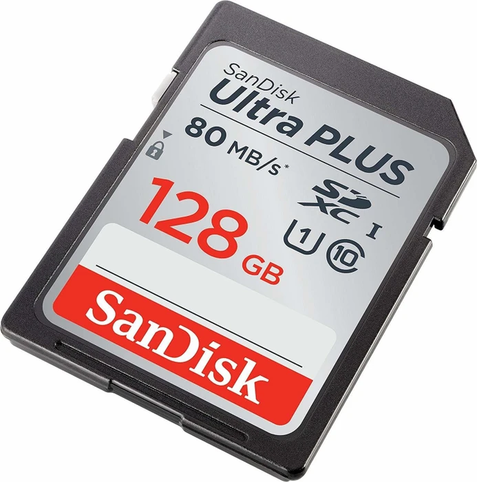 SanDisk Ultra PLUS R80 128GB, UHS-I U1, Class 10