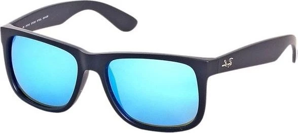 Ray-Ban RB4165 Justin Classic 54mm schwarz/green mirror-blue