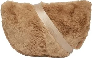 s.Oliver Half Moon Fake Fur Umhängetasche sandstein