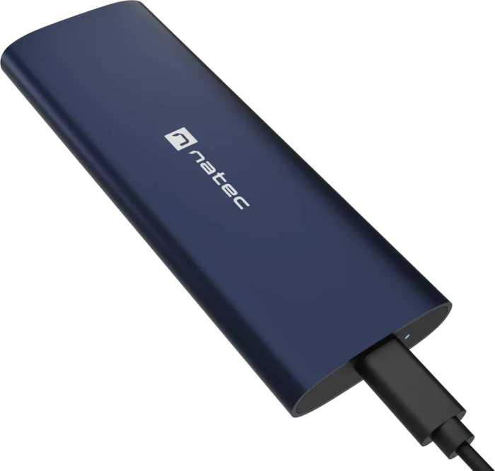 Natec Rhino M.2 NVMe Lite, Steel Navy, USB-C 3.1