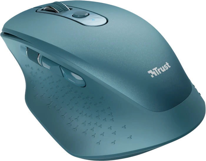 Trust Ozaa Rechargeable Wireless Mouse blau, USB