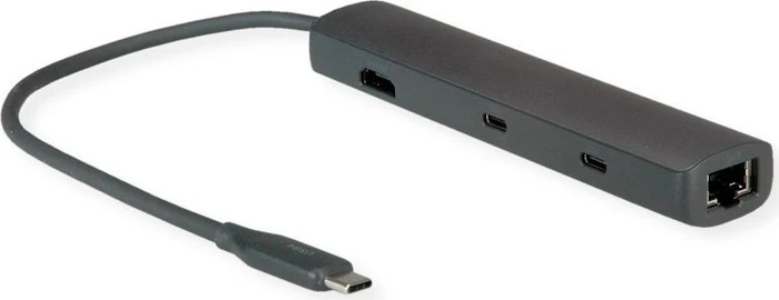 Roline / Secomp USB Typ C Docking Station 8K30 HDMI, USB-C 3.1 [Stecker]