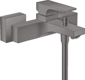 Hansgrohe Metropol Einhebel-Wannenmischer Aufputz mit Hebelgriff brushed black chrome