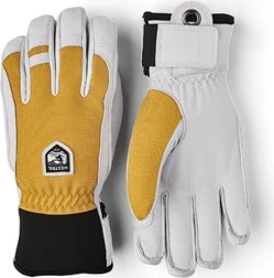 Hestra Army Leather Patrol Skihandschuhe mustard