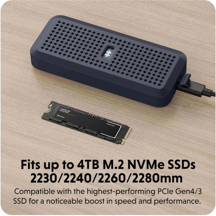 Targus HyperDrive Next USB4 NVMe SSD-Gehäuse, USB4