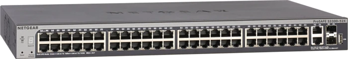Netgear ProSAFE S3300 Rackmount Gigabit Smart Switch, 50x RJ-45, 2x SFP+