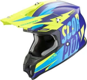 Scorpion VX-16 Evo Air Slanter matt blau/gelb
