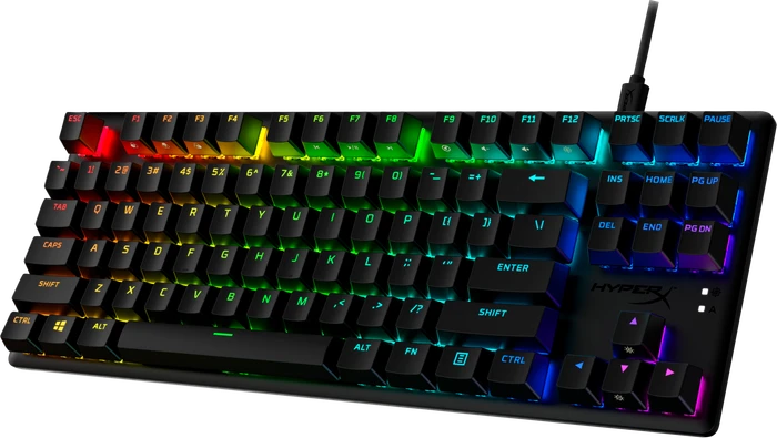 HP HyperX Alloy Origins Core, PBT, LEDs RGB, HyperX BLUE, USB, US