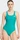 adidas mit V-förmigem Rückendesign Badeanzug equipment green (Damen) (KH2392)