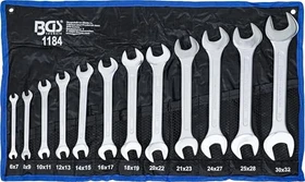 BGS technic Schraubenschlüsselsatz inkl. Tasche, 12-tlg.