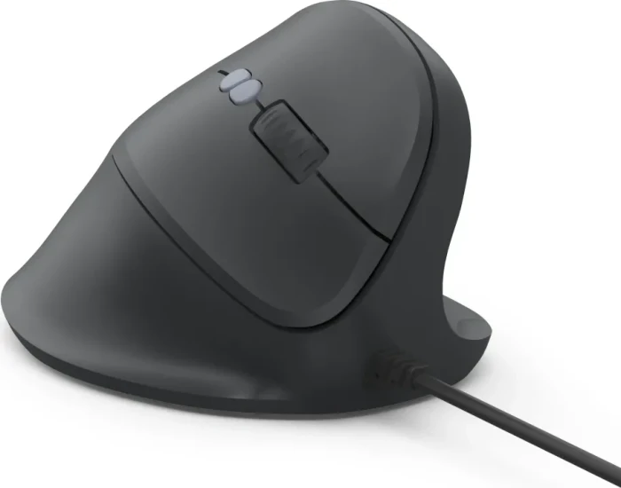 Hama ECM-500R Vertical Maus schwarz, USB