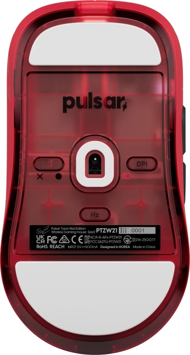 Pulsar Gaming Gears TenZ Signature RED Edition Wireless rot/schwarz, USB