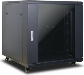 Inter-Tech SNB-8815 Serverschrank 15HE, Sicherheitsglastür, IP2X, 800mm tief