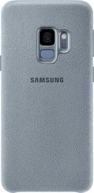 Samsung EF-XG960AM Alcantara Cover für Galaxy S9 minzgrün
