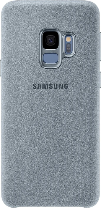 Samsung EF-XG960AM Alcantara Cover für Galaxy S9 minzgrün
