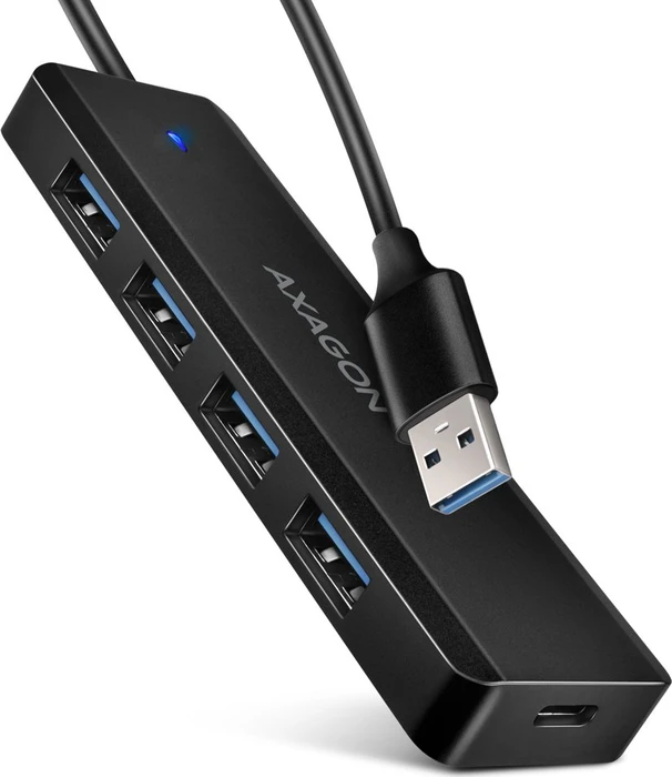 Axagon USB-Hub, 4x USB-A 3.0, USB-A 3.0 [Stecker]
