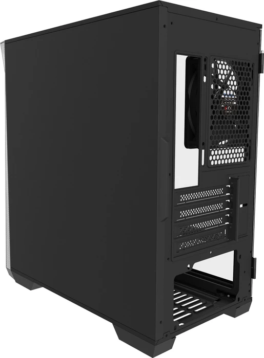 Zalman Z1 Iceberg_Black, schwarz, Glasfenster