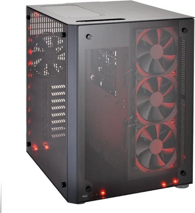 Lian Li PC-O8 schwarz, Glasfenster, RGB-Beleuchtung