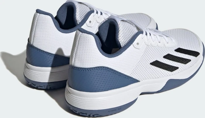 adidas Courtflash cloud white/core black/crew blue (Junior)
