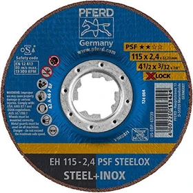 Pferd EH 115-2.4 PSF STEELOX/X-LOCK Trennscheibe gekröpft, 115x2.4mm, 25 Stück