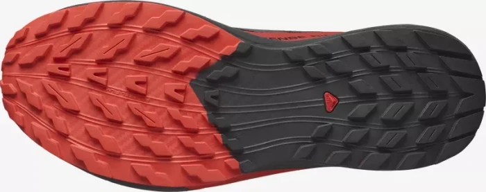 Salomon Sense Ride 5 black/fiery red (Herren)