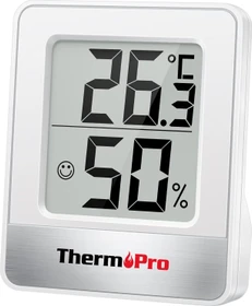 ThermoPro Hygrometer-Temperaturstation weiß, digital