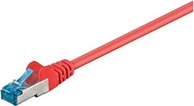goobay Patchkabel, Cat6a, S/FTP, RJ-45/RJ-45, 0.5m, rot