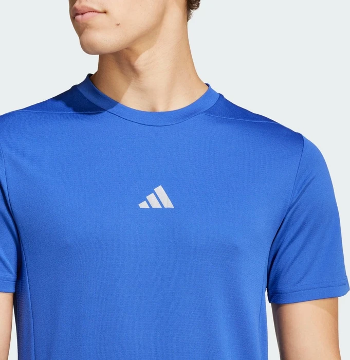 adidas Designed for Training HIIT Workout Heat.RDY Funktionsshirt kurzarm semi lucid blue (Herren)