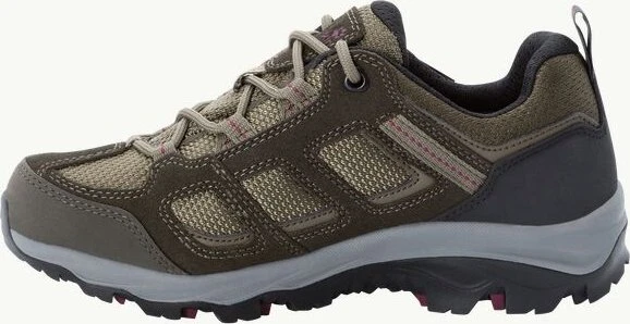 Jack Wolfskin Vojo 3 Texapore Low khaki/burgundry (Damen)