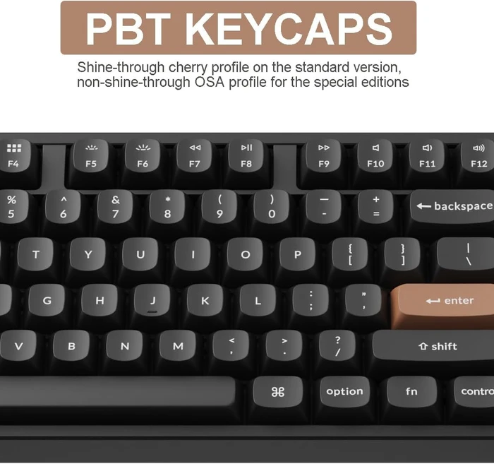 Keychron K10 HE Wireless, schwarz, LEDs RGB, Gateron 2.0 Magnetic Nebula, USB/Bluetooth, US