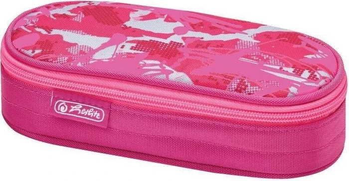 Herlitz Faulenzer Etui Camouflage pink