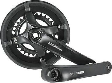 Shimano Tourney FC-TY501 Kettenschutz 46/30 Zähne Kurbelgarnitur 175mm schwarz