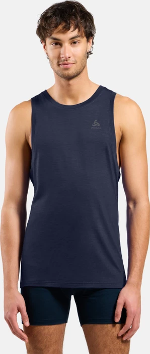 Odlo Natural Merino 160 Crew Funktionsshirt ärmellos eclipse (Herren)