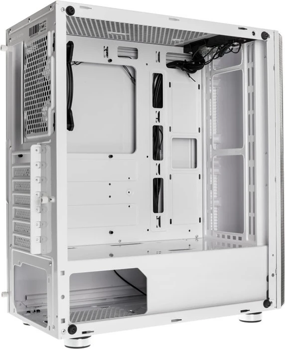 Zalman R2, weiß, Glasfenster