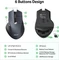Acer OMR266 2.4GHz Wireless Mouse blau/schwarz, USB Vorschaubild