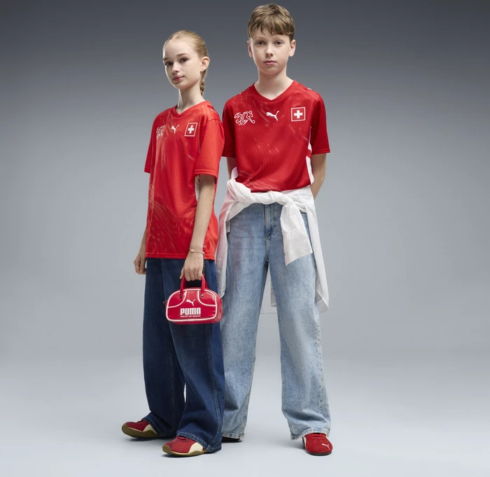 Puma FIFA WM 2026 Schweiz Heimtrikot kurzarm (Junior)