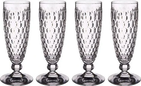 Villeroy & Boch Boston Sekt-/ Champagnerglas transparent, 4 Stück