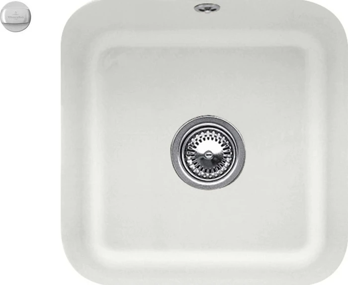 Villeroy & Boch Cisterna 50 Unterbau Becken mittig mit Ablauffernbedienung steam