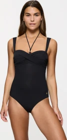 Triumph Summer Twist Bandeau Badeanzug schwarz (Damen)