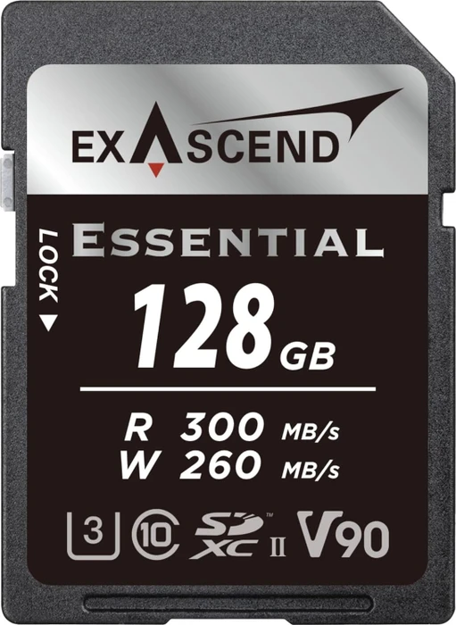 Exascend Essential R300/W280 128GB, UHS-II U3, Class 10