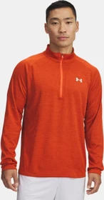 Under Armour Tech Textured Funktionsshirt langarm orange base/white (Herren)