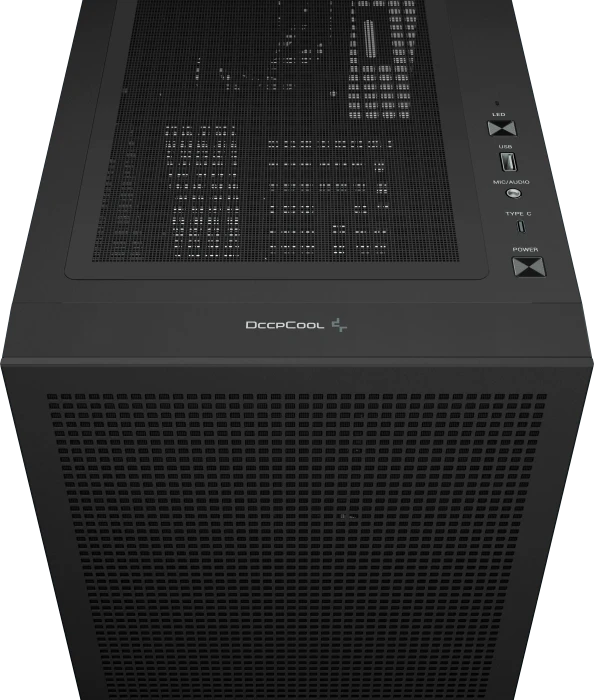 DeepCool CH560 Digital, schwarz, Glasfenster