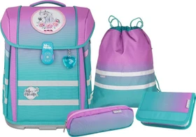 McNeill Perfecto Gradient Blueberry Schultaschen-Set, 5-tlg.